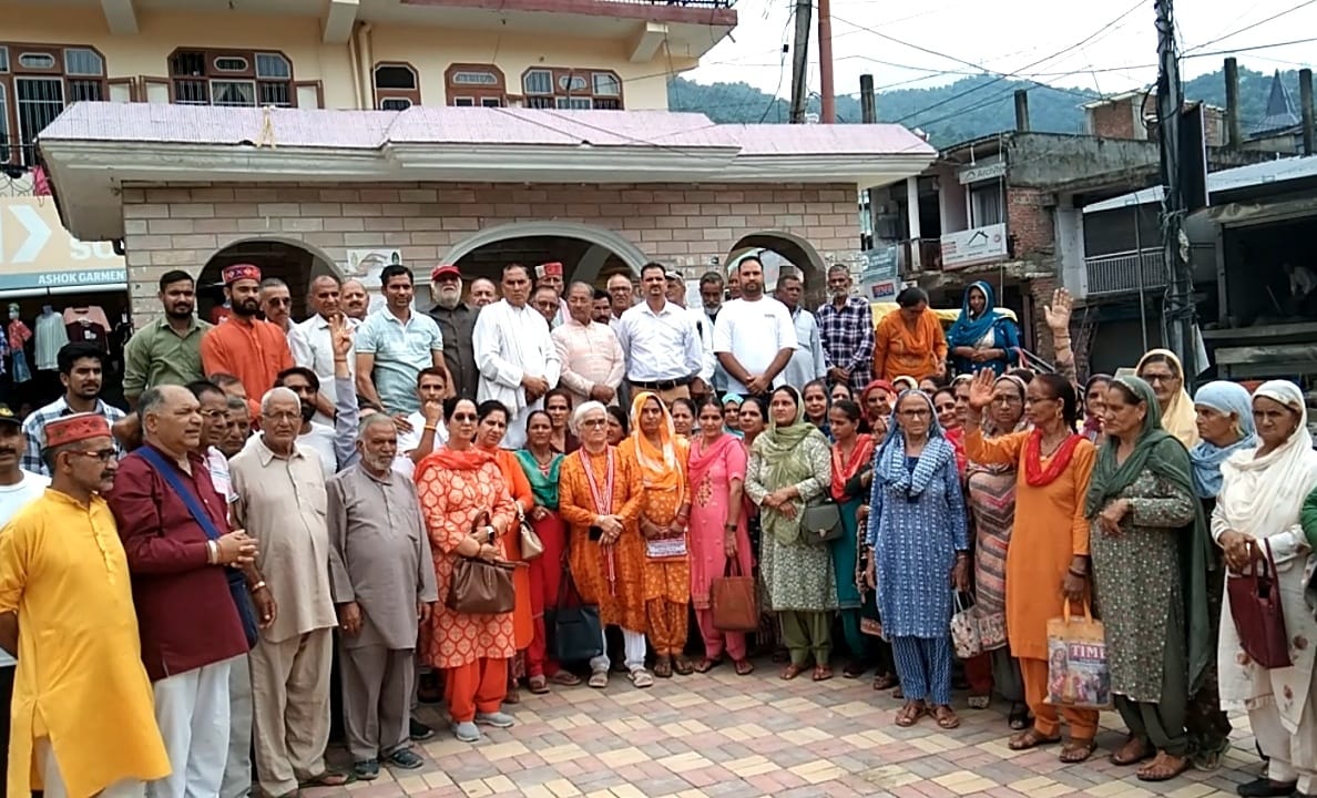 Peaceful demonstration in Sarkaghat against atrocities on Hindus in Bangladesh