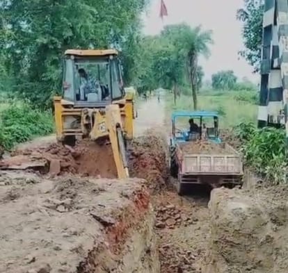 Underpass construction started at Sindurva railway crossing