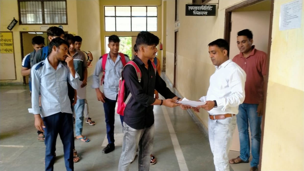 60 students took admission under open counseling in Government Industrial Training Institute.