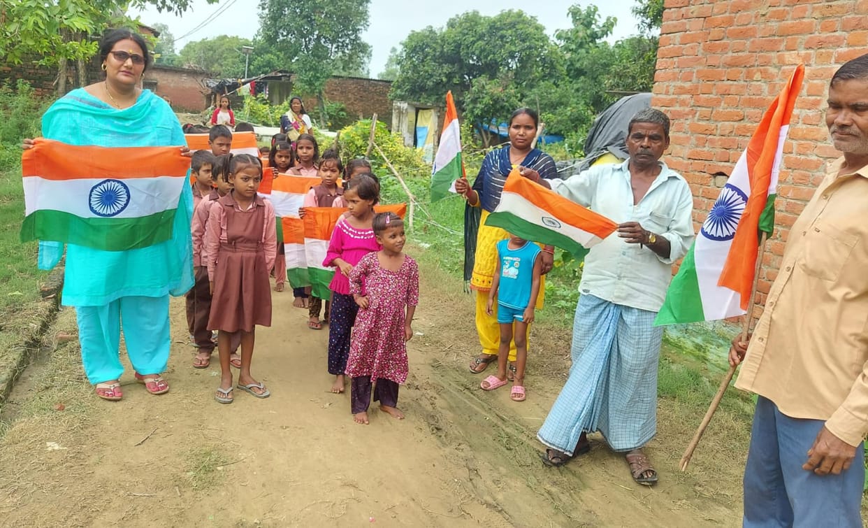 Tricolor Yatra started with pride