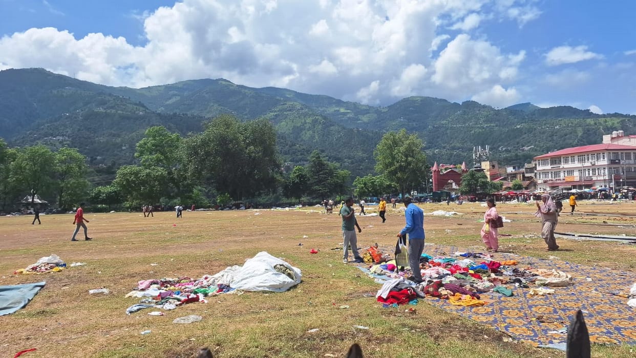 Independence Day celebrated amid scattered garbage in Chaugan