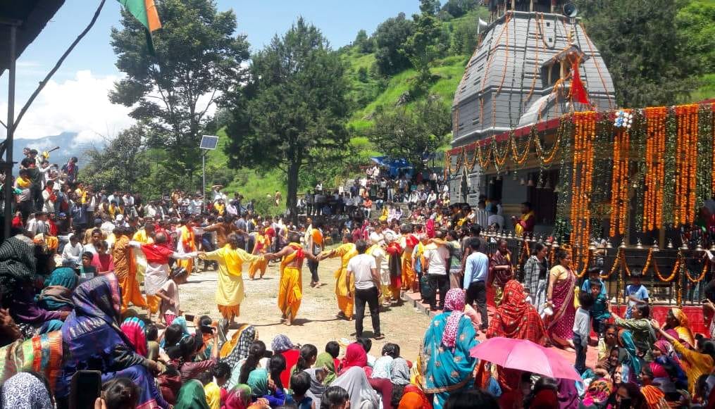 Ritual performed in newly constructed Jakh Devta temple