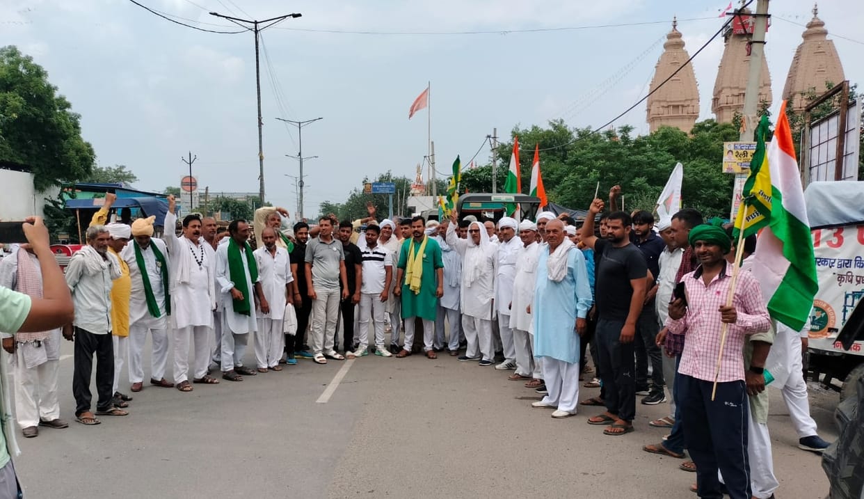 Farmers took out tractor march on 12-point demands