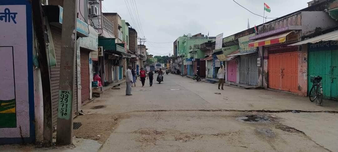 रामगढ़ शेखावाटी का बाजार बंद