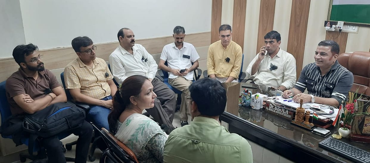 Expressed anger by wearing black badges in protest against the incident in West Bengal.