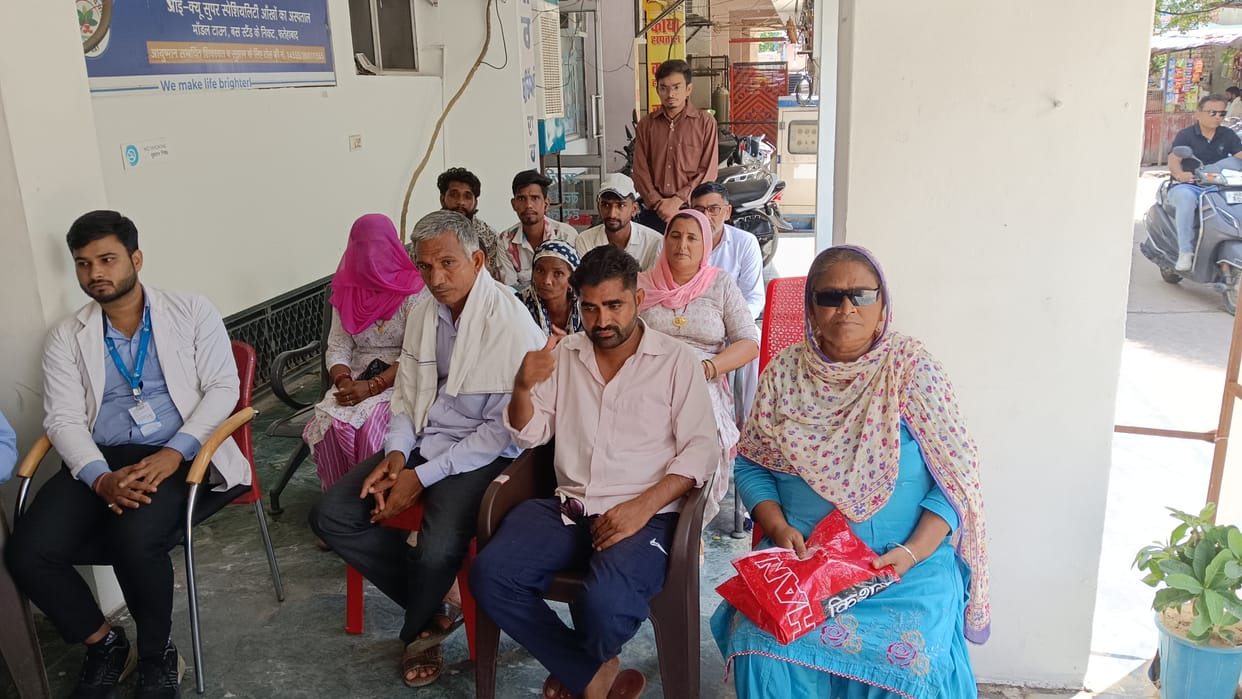 OPD remained closed in 130 private hospitals of the district, only admitted patients got treatment.