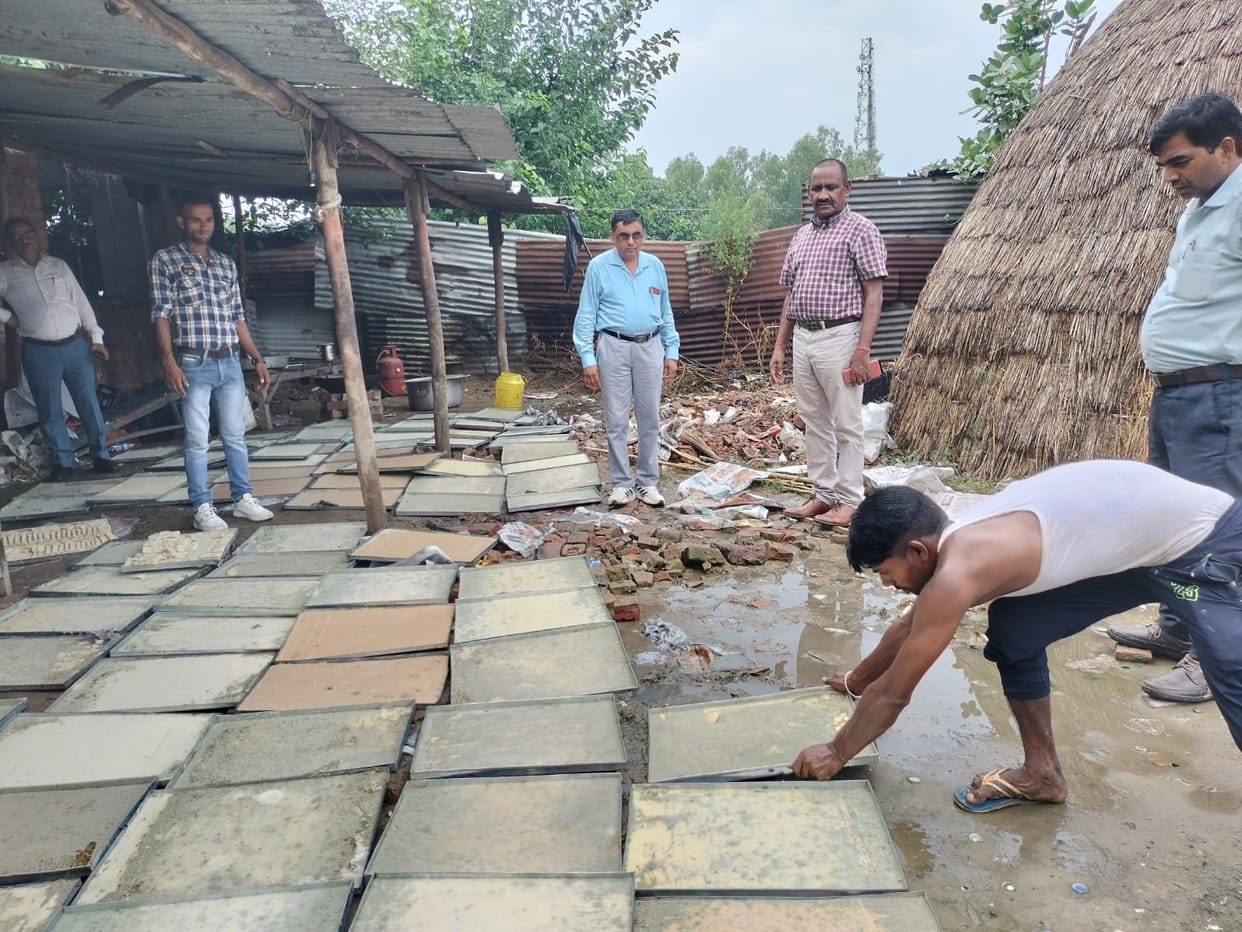 Food department destroyed 15 quintals of moldy sweets