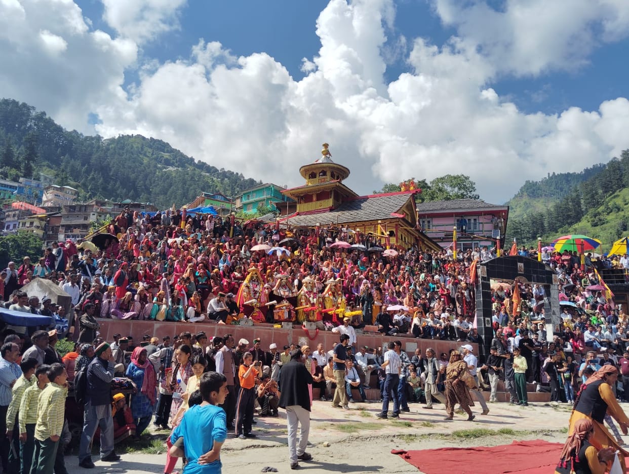 Gods and Goddesses gathered in Chhatri Mela