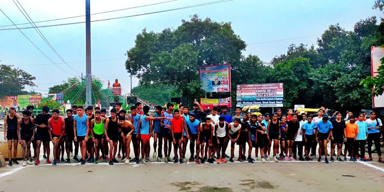 Aditya and Signa won in mini marathon