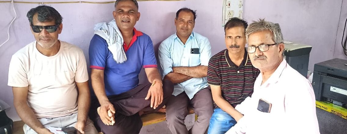 Building construction workers union demanded workers' rights in the meeting