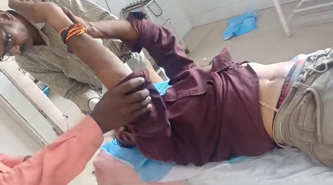 Young man got injured after getting electrocuted by 11 thousand KV high tension line