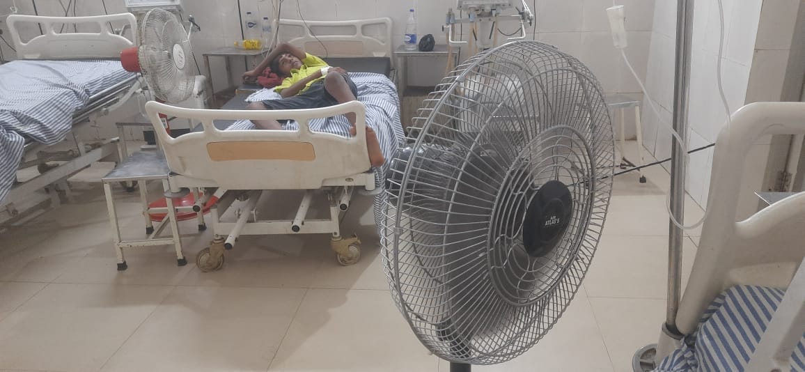 If you want to get treatment in PICU then bring a fan from home.