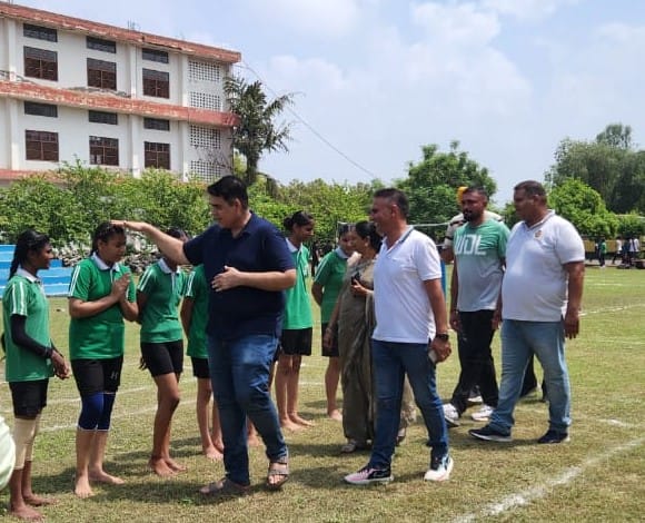Girls showed their strength in block level competitions