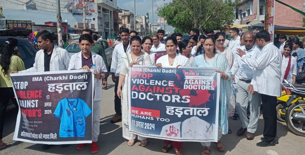 doctors protested