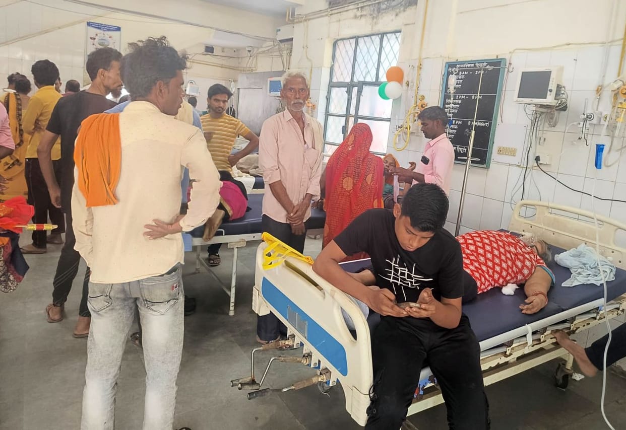 Hospital full of assistant engineers...additional beds provided for treatment