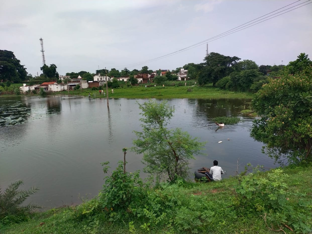 Body of a four-year-old innocent found in a pond, accident took place in Pasna village of Koraon