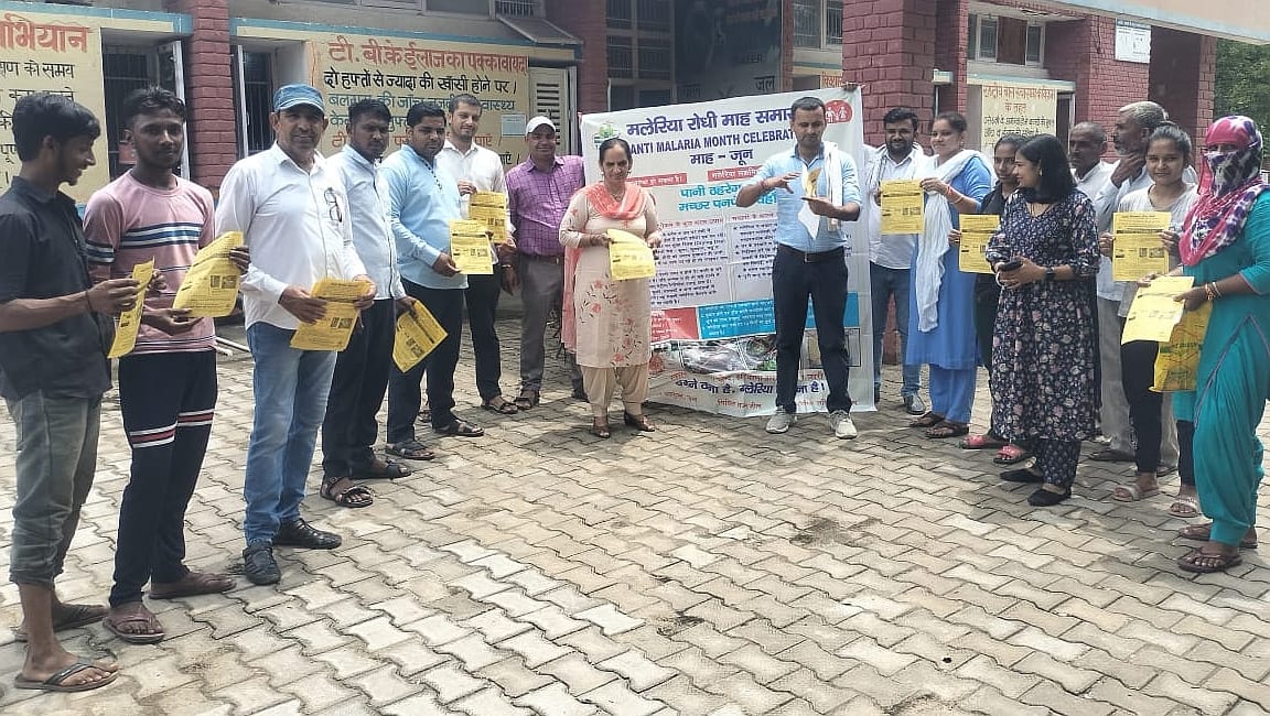 Raised awareness against mosquito borne diseases by holding street meetings