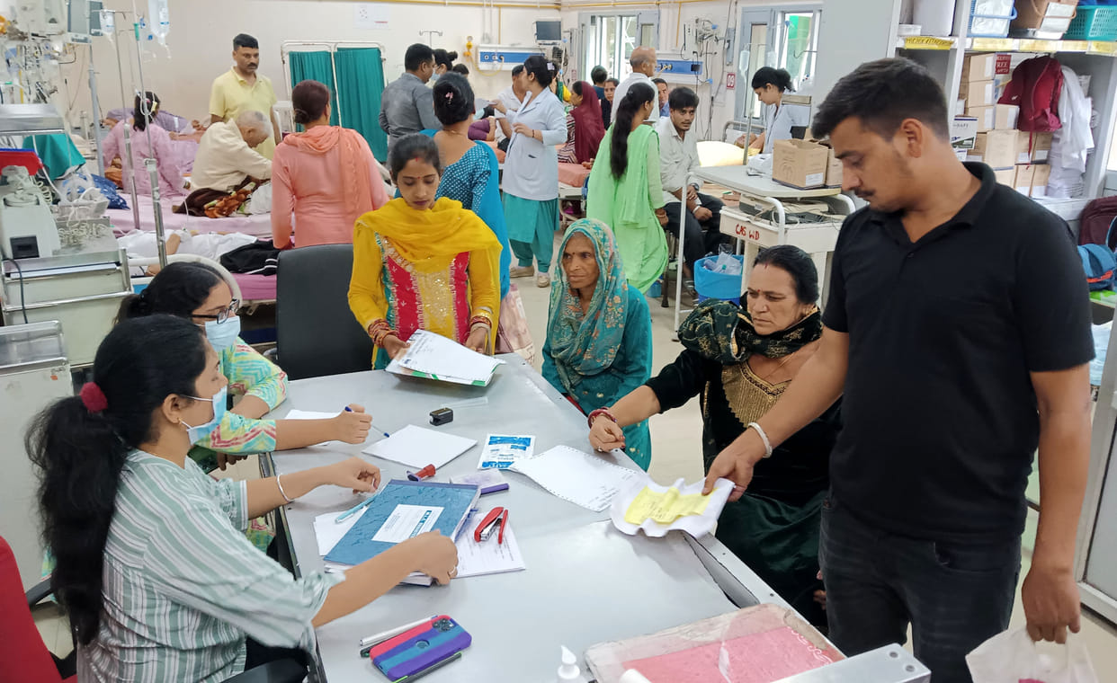 Patients helpless in front of doctors' paindown strike