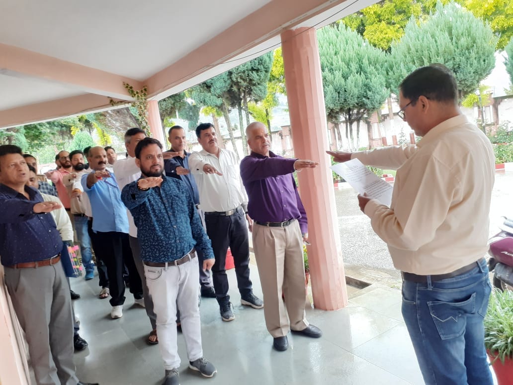 Oath administered in government offices on Sadbhavana Day