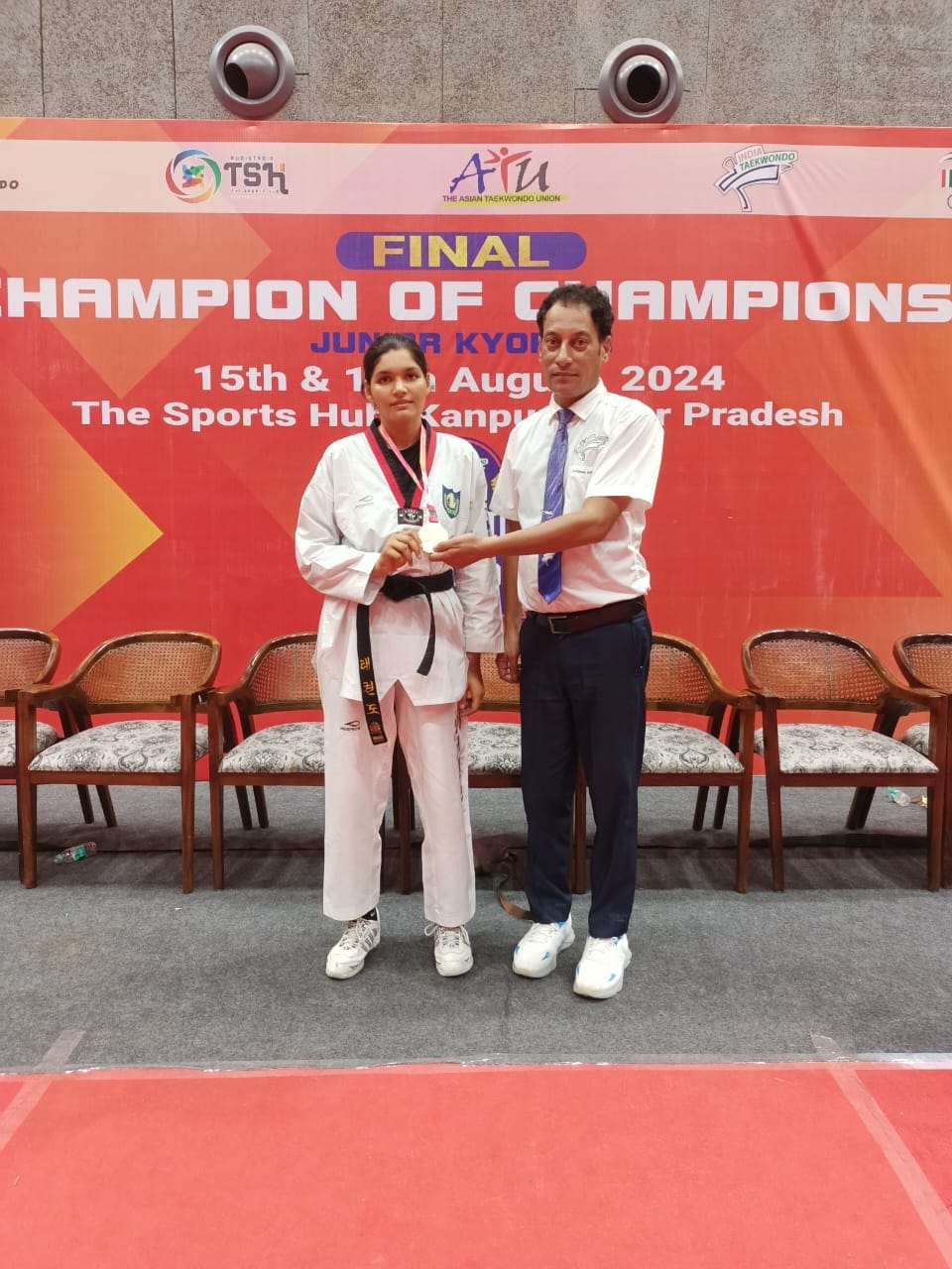 Ratia's Pooja won the gold medal