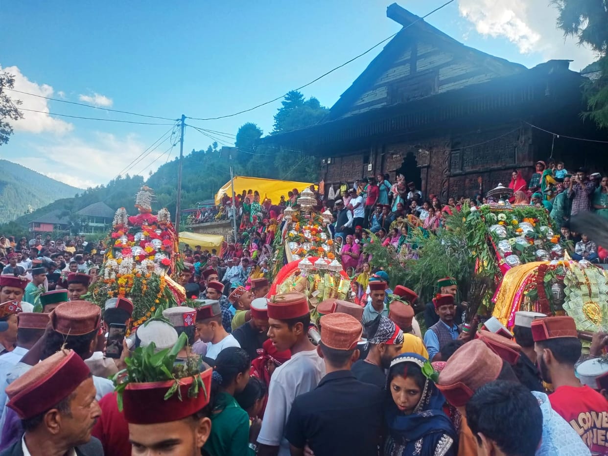 Grand meeting of Mata Bhagasiddha with Dev Jamlu