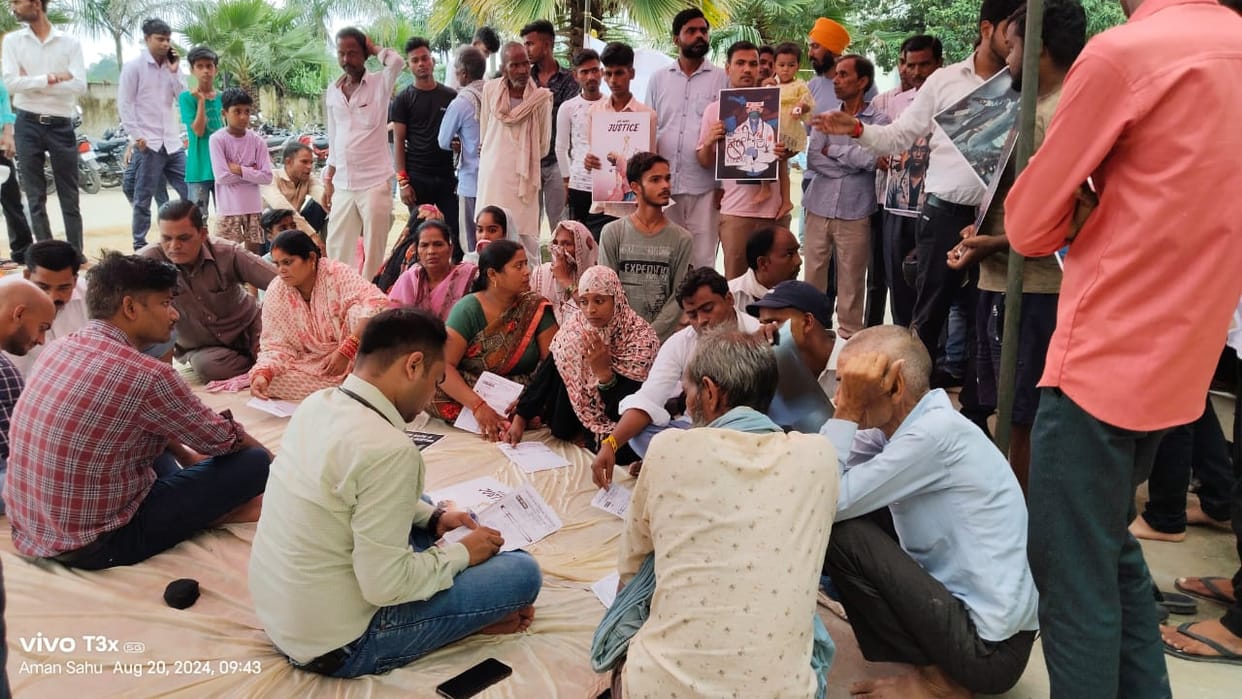 Doctors' strike continues for the seventh day, OPD runs in tent