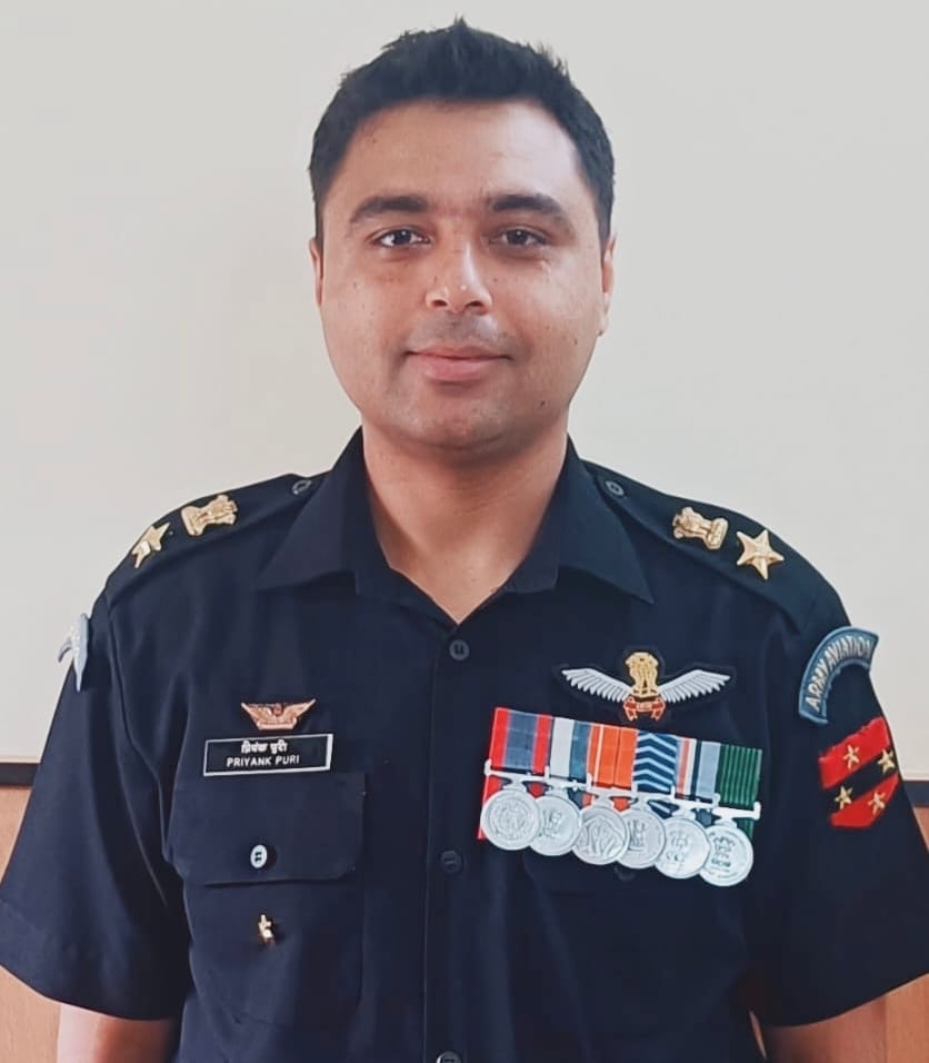 Lieutenant Colonel Priyank will receive the gallantry award