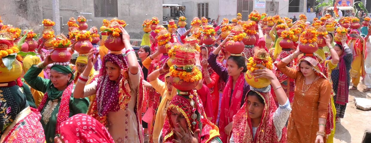 On completion of 41 days of steep penance, Kalash Yatra was taken out.