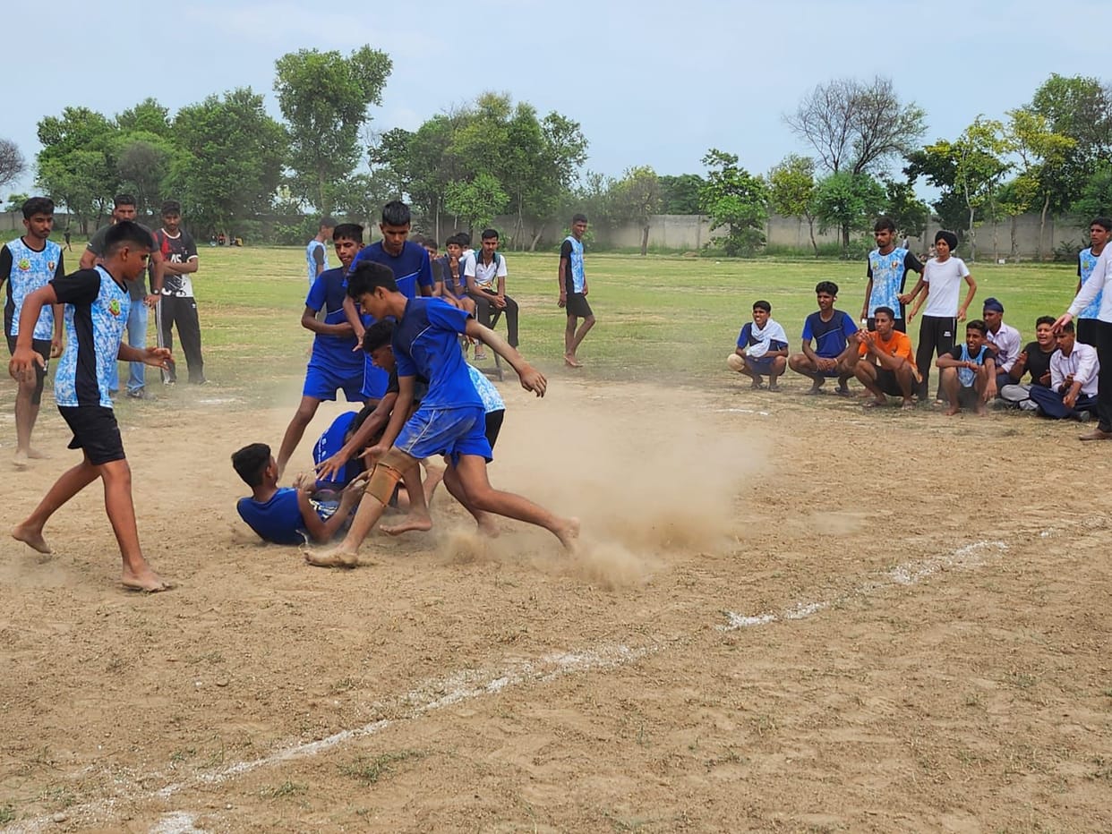 Gadrana's team got first place in Kho-Kho competition