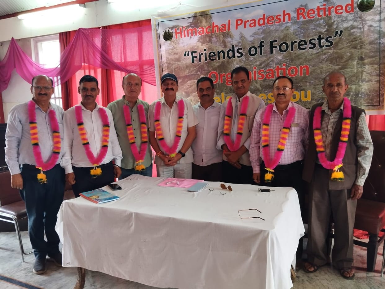 hp retired friends of forest union meeting in rajgargh