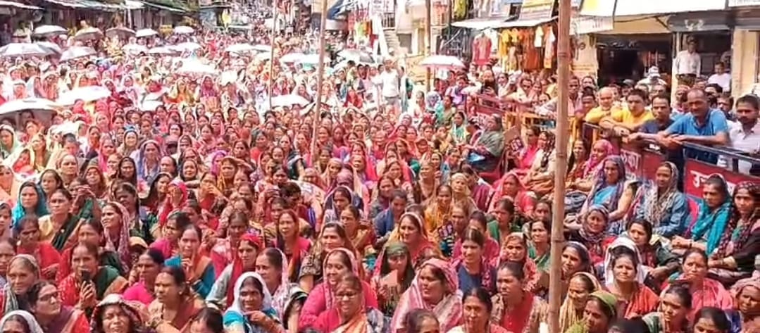 Maha rally taken out for Purna Base Hospital, people of 65 villages united