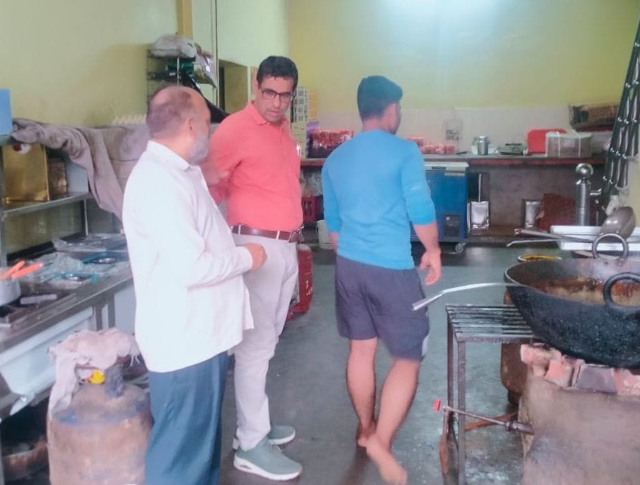 Samples for Khoya, Peda, Kachori, Chamcham and Paneer from 10 shops