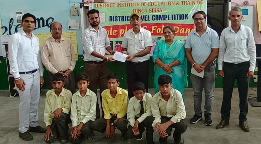 Khairpur won in folk dance and Kussar school won in role play.