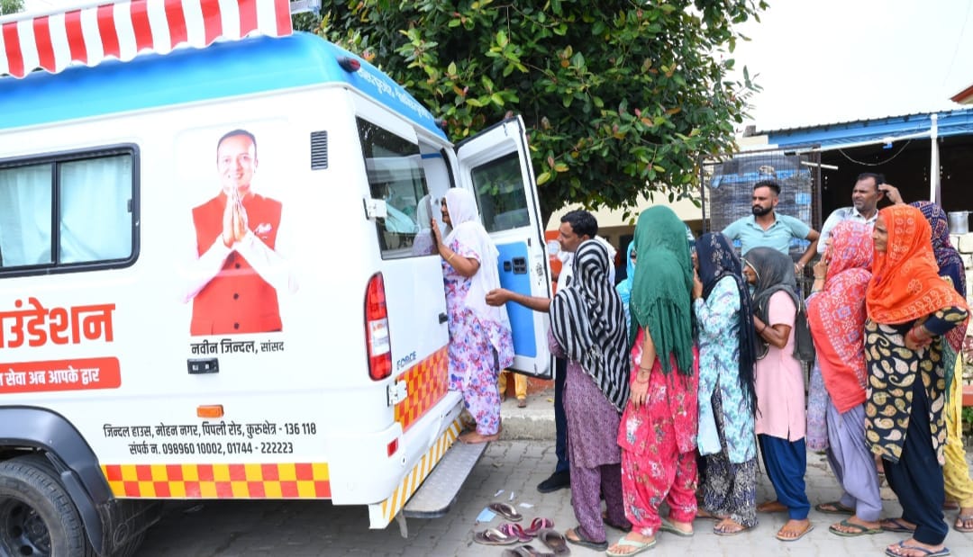 Health services provided to the people by mobile medical units in Gudha and Bakali.