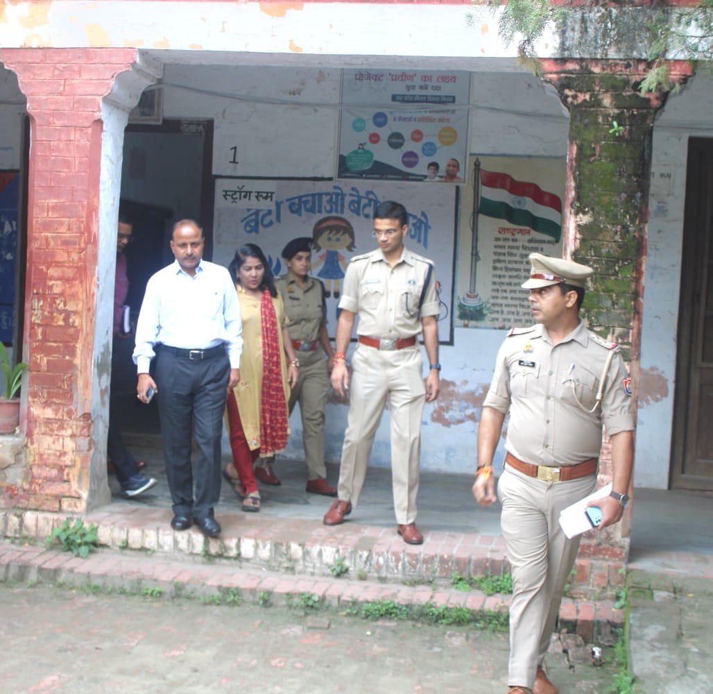 Final rehearsal for preparations of police recruitment exam