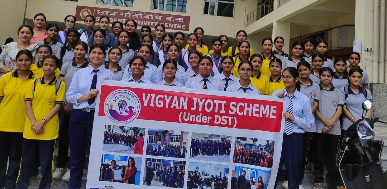 Vigyan Jyoti Girls visited NIT
