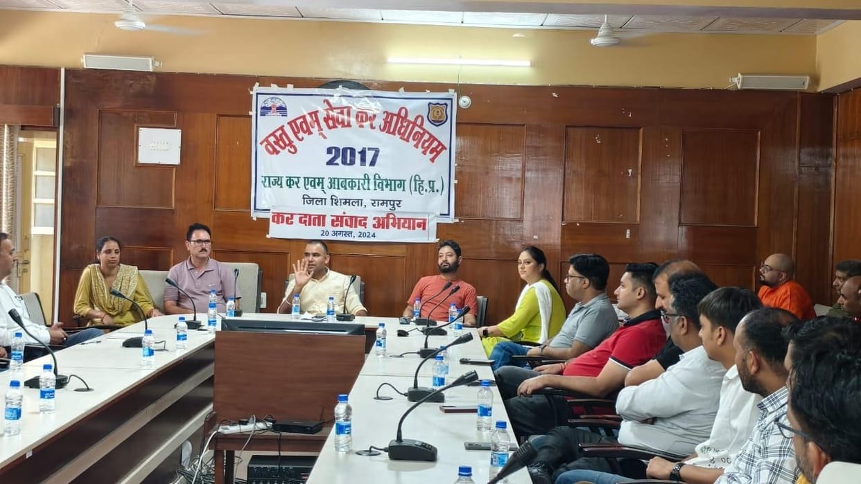 Rampur Bushahr, Taxpayer Dialogue Campaign, Goods and Services Tax Workshop