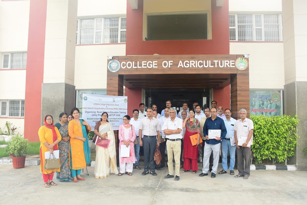 Vedic mathematics training given to mathematics teachers