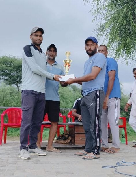 Dahina won Baba Bhishma Das Cricket Competition by defeating Sundarhedi