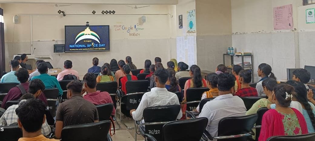 Space Day celebrated in Government College Satnali