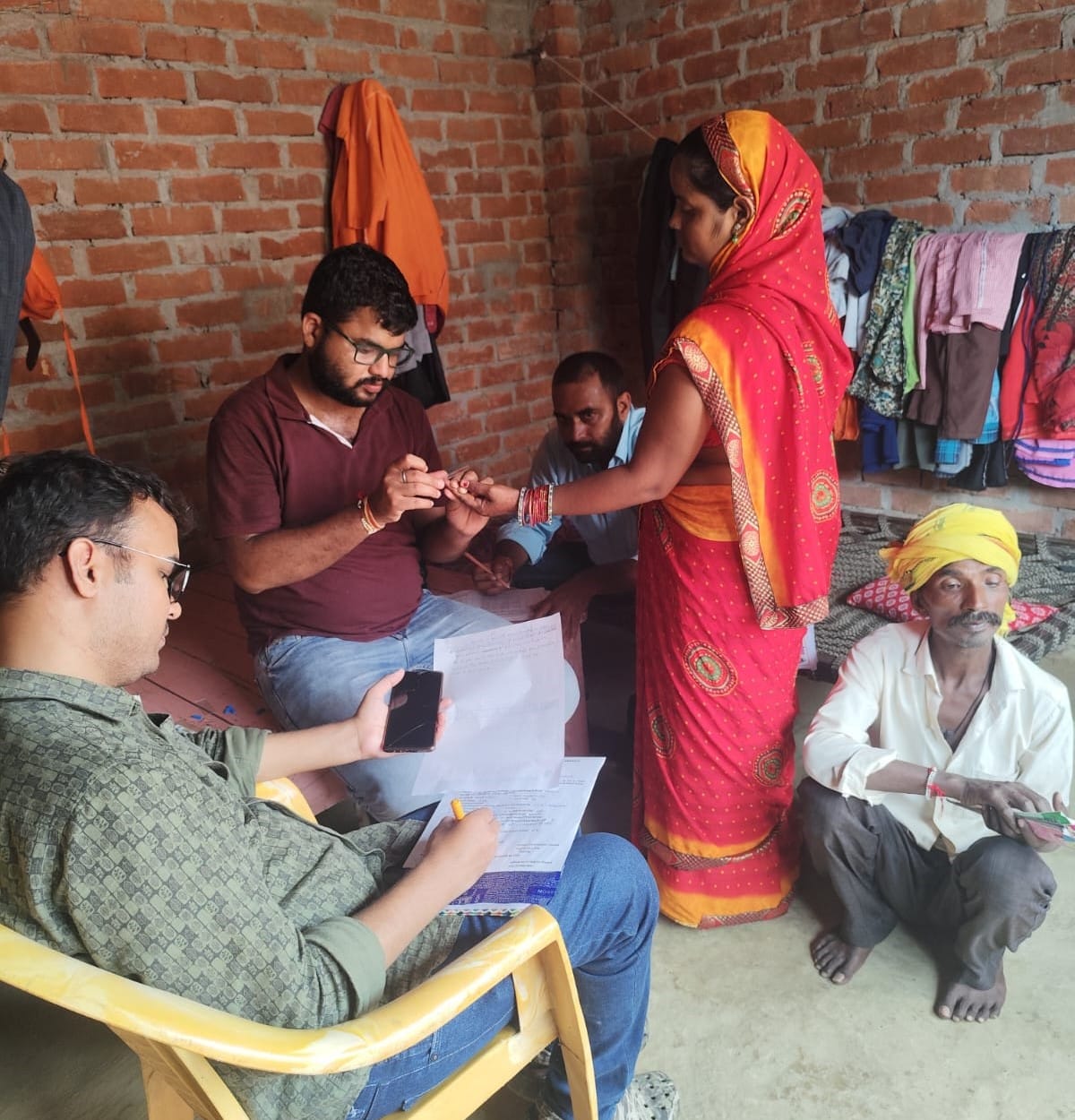 Team reached affected village Parsa Jagir... took blood samples of 18 people