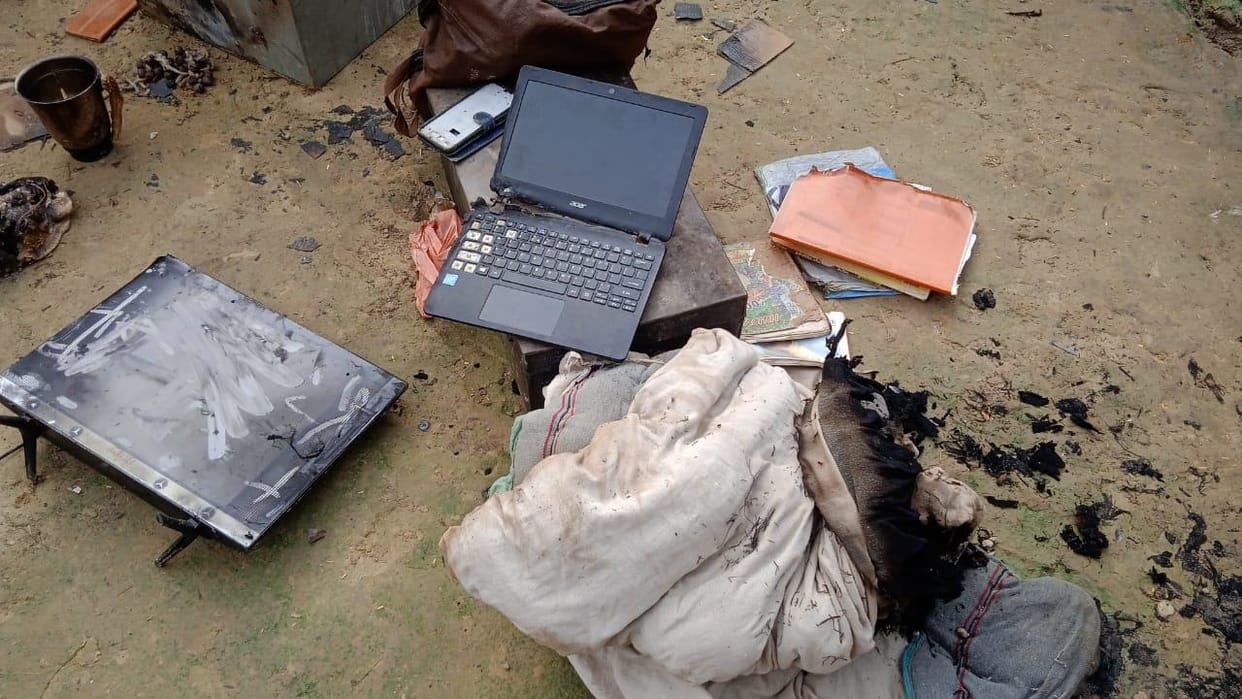 Fire broke out due to short circuit in a house in Darapur