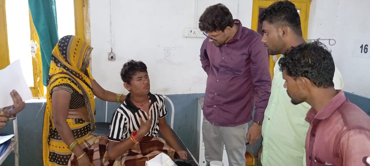 Damoh The child got pimples on his face due to the treatment of quack doctor