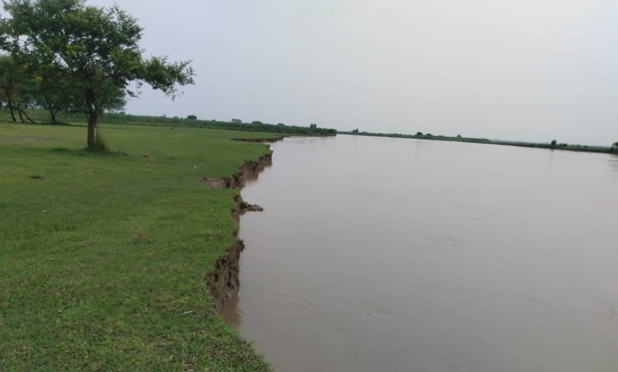 Saryu across the red mark..Subika Babu Maroond