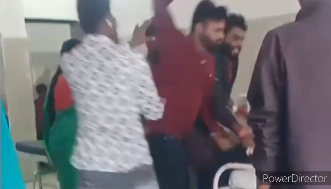 Guard beaten up during treatment at government hospital, video goes viral