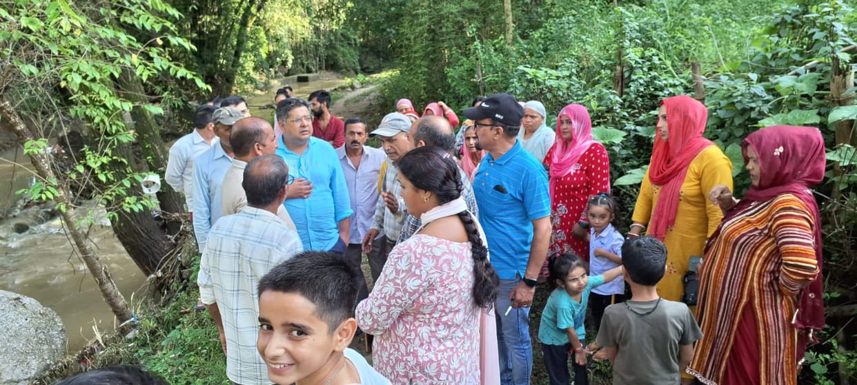 Ashish Butel took stock of the damage in Bund Vihar