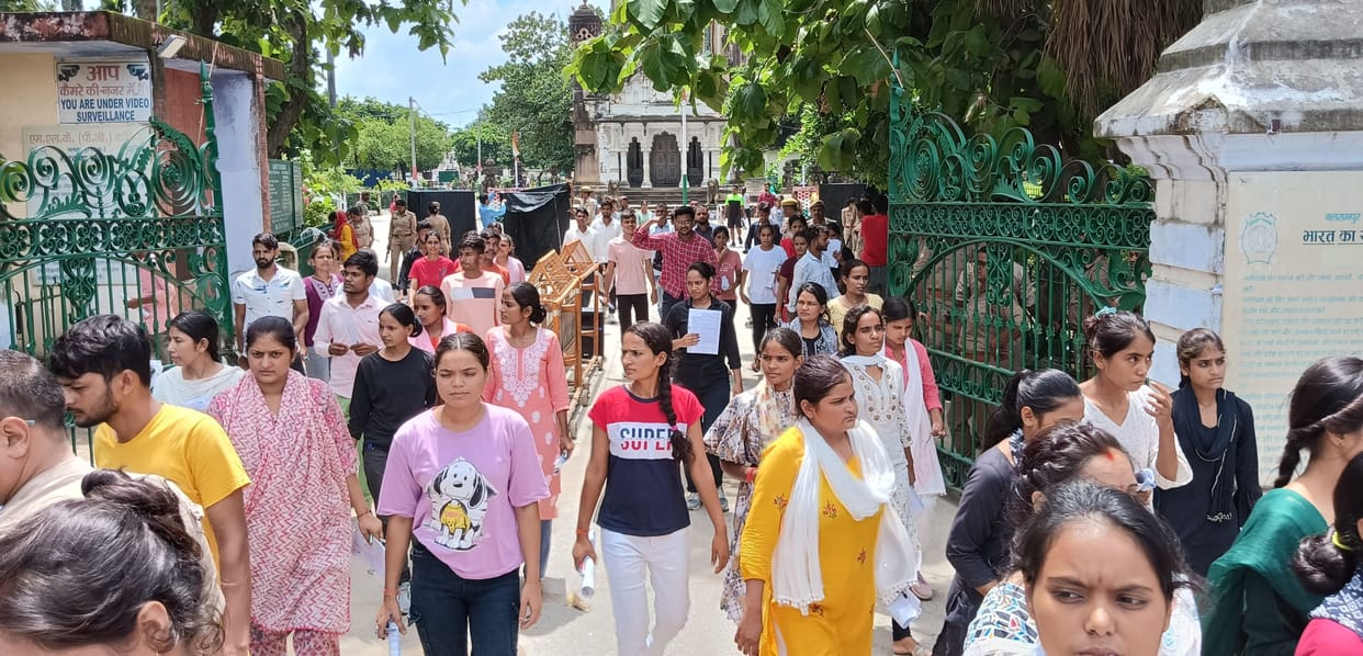 More than 50 percent were absent on the second day