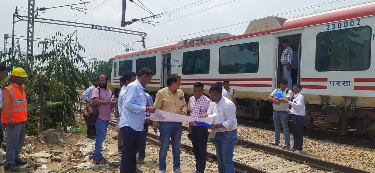 General Manager of Railways took stock of the railway track