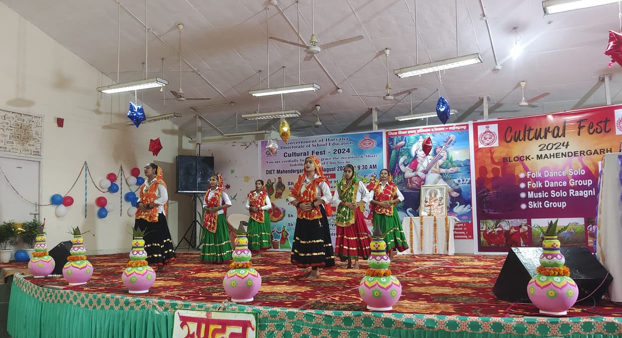 Children gave a wonderful presentation in the cultural festival