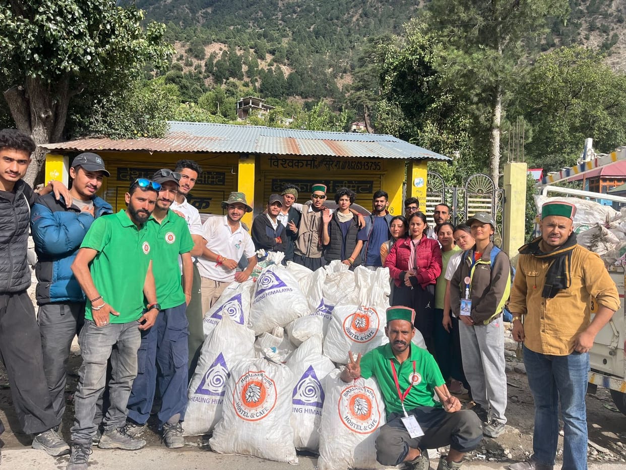 Himalayan Tribe Foundation, Healing Himalayan, Kinnaur Kailash Yatra Route, Clean Up Campaign